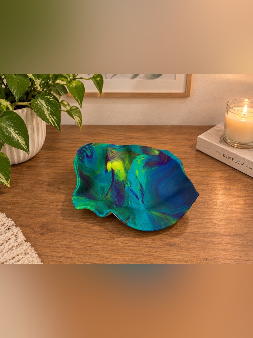 Handmade Polymer Clay Trinket Dish